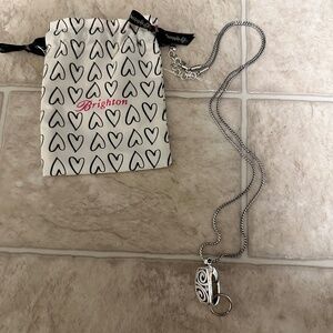 Brighton London Groove Badge Clip Necklace